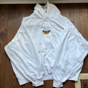 White Bandy Melville hoodie